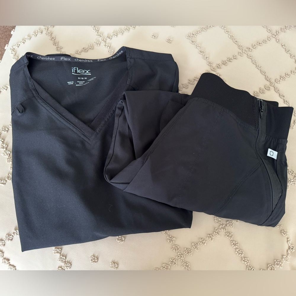 Black Cherokee iFlex Scrubs (Jogger Pants)